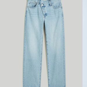 Madewell Low Slung Straight Seville Wash Blue Jeans 29P